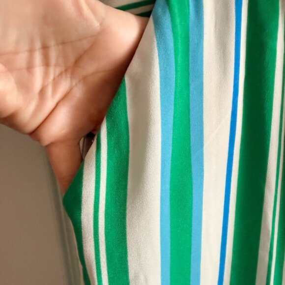 a new day Green and White Striped Jumpsuit - Picture 3 of 8